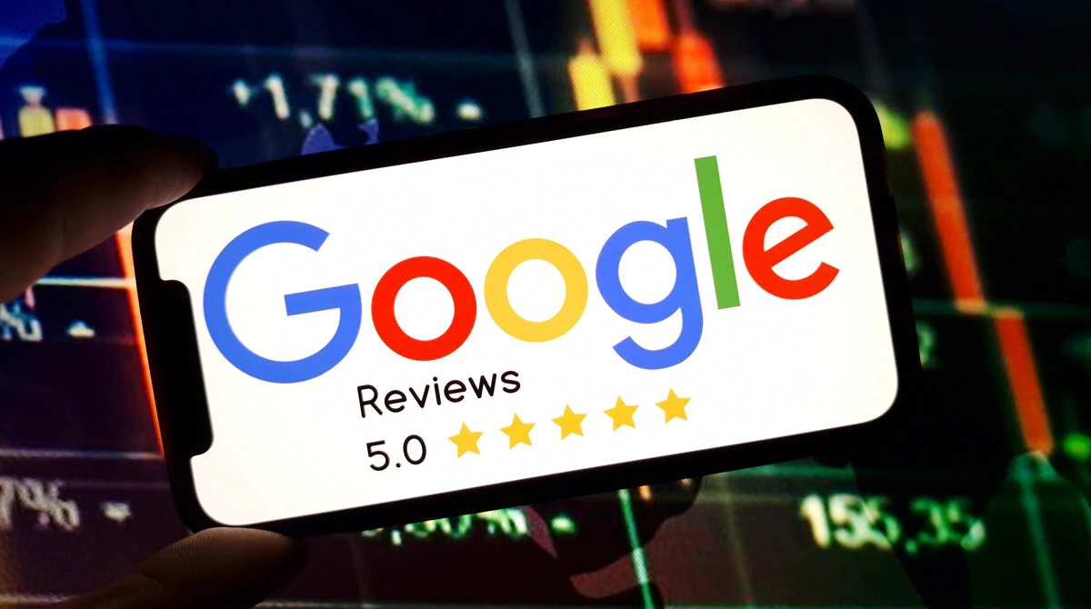 Google reviews on mobile devices