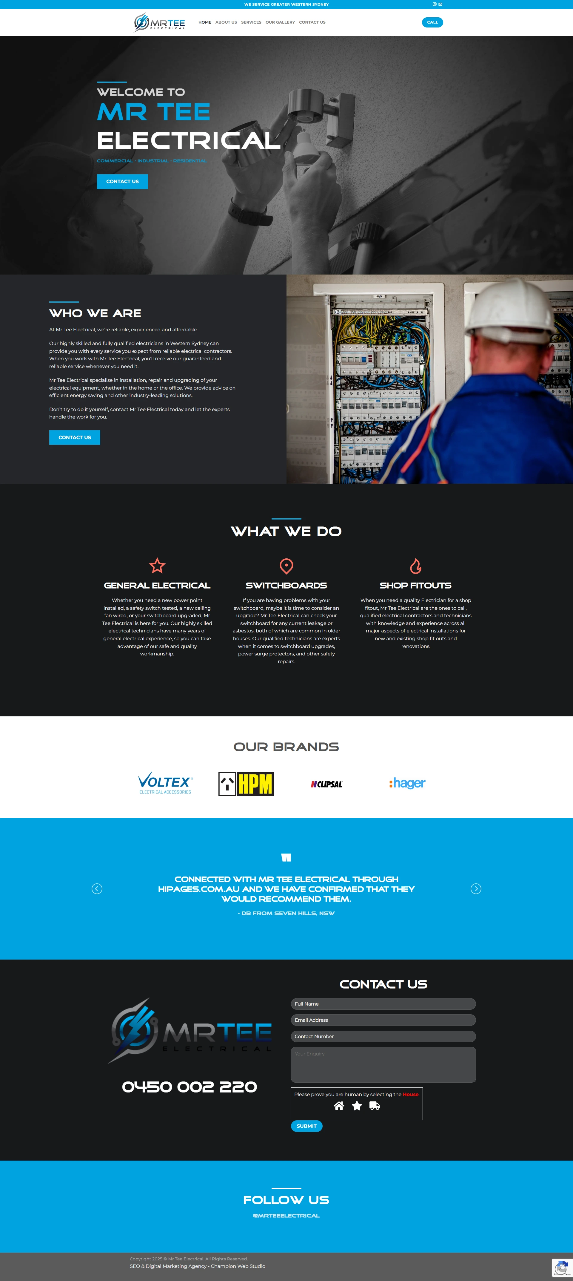 Mr Tee Website